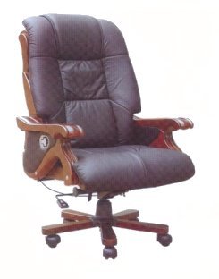 Кресло кожаное BOSS-103 Y-015 recliner купить